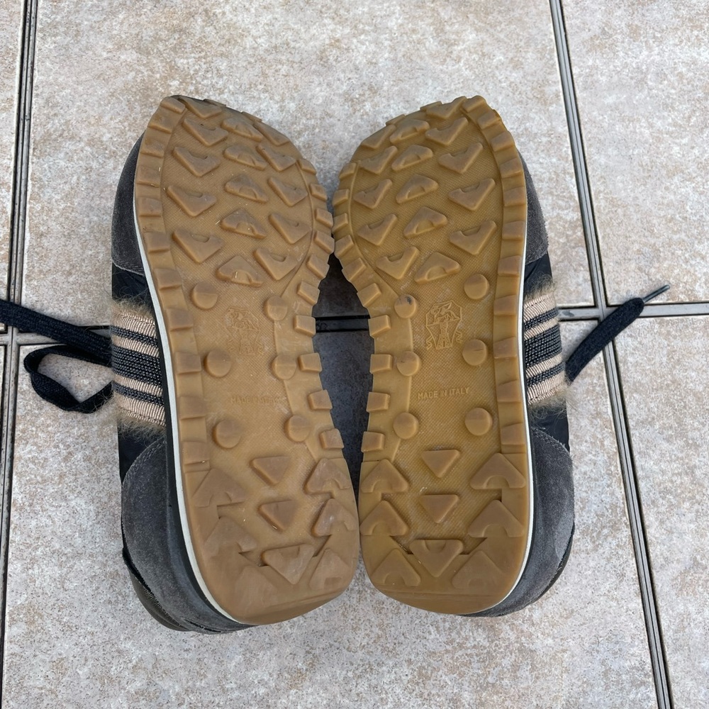 Brunello Cucinelli fabric and suede leather sneakers - Picture 15 of 16